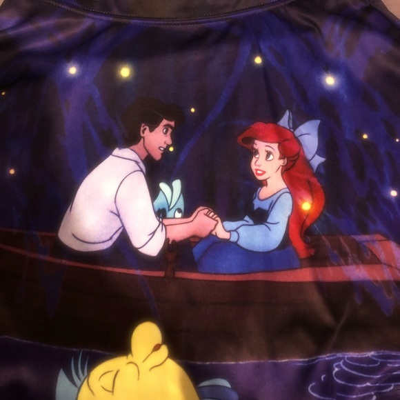 Hot Topic Disney Little Mermaid Skater Skirt - Picture 2 of 4